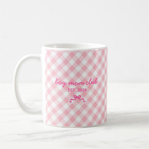 Cute Custom Name Bow Pattern Coffee Mug