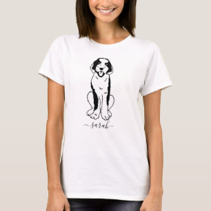 Cute Custom Name Sheepadoodle T-Shirt