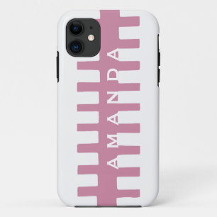 CUTE Custom Name Unique Pattern iPhone 11 Case