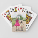 Cute Custom Personalized Children Photo Template Playing Cards<br><div class="desc">Cute custom playing cards personalized with your photo and text. Click "Personalize" to add a special photo of your children or loved ones,  then customize further to add text and choose from a wide selection of fonts. Create your own unique photo gift for yourself,  and your family and friends.</div>