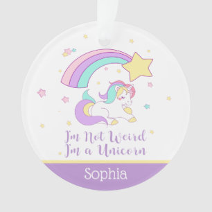 Cute Custom Personalized Magical Rainbow Unicorn