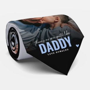 Cute Custom Photo Collage Keepsake DADDY Gift Tie