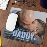 Cute Custom Photo Keepsake DADDY Gift Mouse Pad<br><div class="desc">Modern Custom Photo Mousepad with the text 'There's no one quite like DADDY' featuring a combination of script and sans typography and a cute little heart. Personalize with the name of whom it's from. This mousepad would work for any special family member (grandpa, uncle, brother or nephew). A precious keepsake...</div>