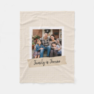 Cute Custom Photo Template Gift Fleece Blanket