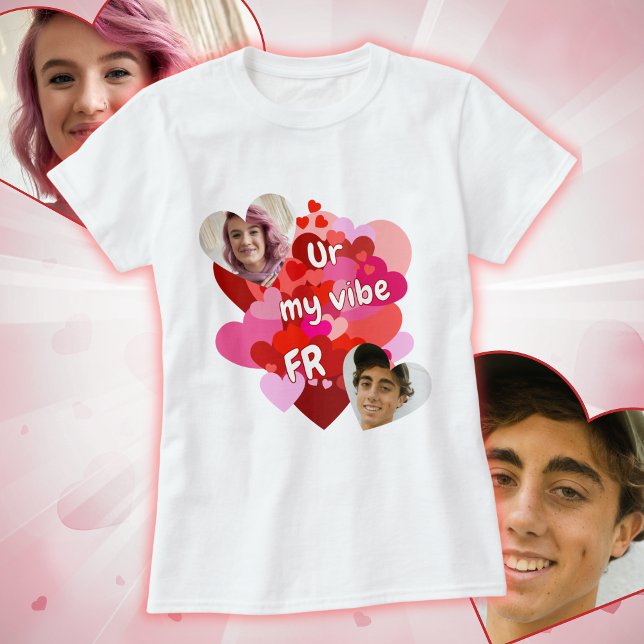 Cute Custom Photo Valentine T-Shirt (Creator Uploaded)
