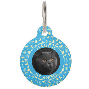 Cute Custom Puppy Parent Gift Christmas Print  Pet Tag