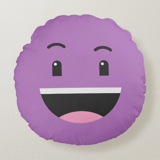 Cute custom text throw pillow (Front)