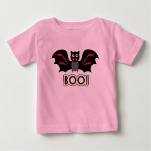 Cute Custom Vampire Bat Boo Halloween toddler Baby T-Shirt