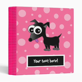 Cute Customizable Chihuahua Binder - Pink