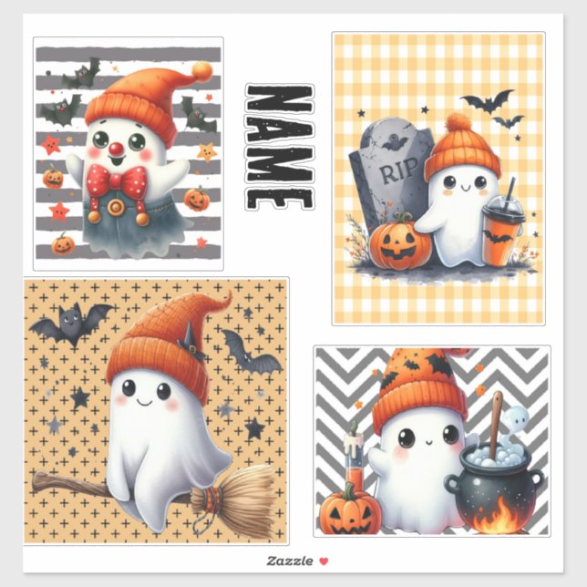 Cute customizable ghost design (Sheet)