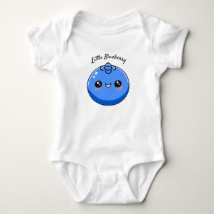 Cute Customizable Kawaii Blueberry Baby Bodysuit