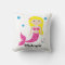 Cute Customizable Mermaid Pillow - Under The Sea