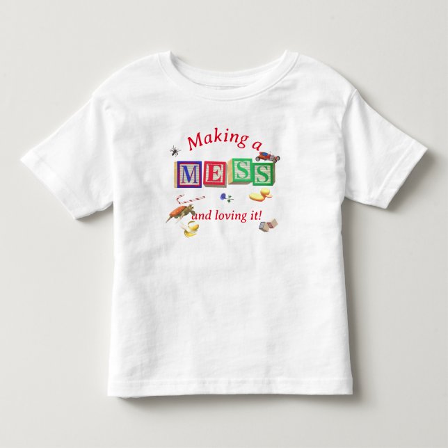 Cute Customizable Toddler T-Shirt (Front)