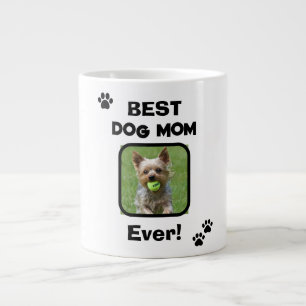 Cute Customize Best Pet Dog Cat Mom Mum Ever Large Coffee Mug
