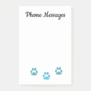 Cute Customize Dog Design Post-it Notes