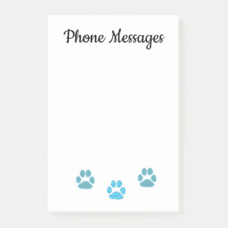 Cute Customize Dog Design Post-it Notes