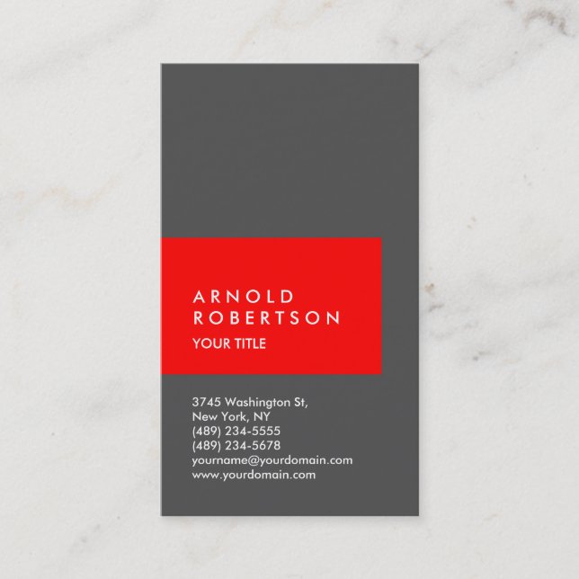 Cute Customize Text Professional Business Card (Front)