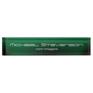 Cute Customize Text Professional Desk Nameplate