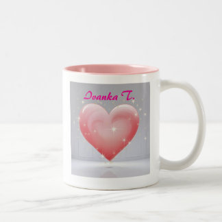 Cute Customized Name & photo for gift Two-Tone Coffee Mug