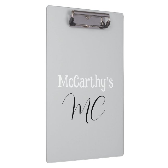 Cute Customized Personal Name Clipboard  (Right)