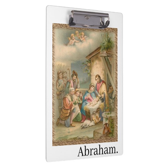 Cute Customized Personalized Name Jesus Clipboard  (Right)
