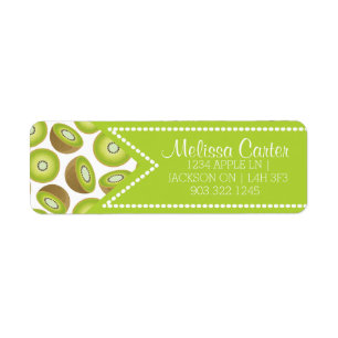 Cute Cut Kiwi Pattern