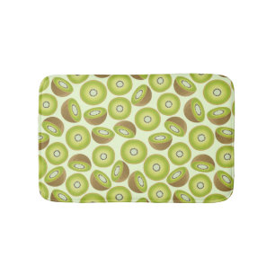 Cute Cut Kiwi Pattern Bath Mat