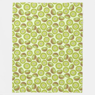 Cute Cut Kiwi Pattern Fleece Blanket