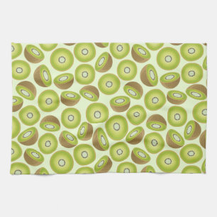 Cute Cut Kiwi Pattern Kitchen Towel