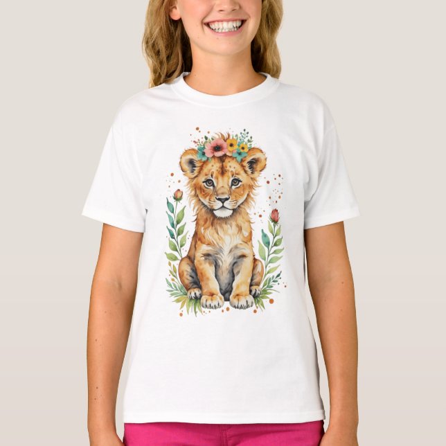 Cute cute bobcat cub T-Shirt (Front)
