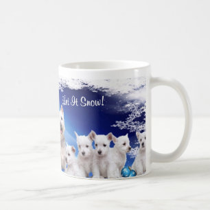 Cute, cute! Westie Puppy Let It Snow Coffee Mug