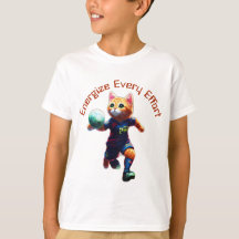 Cute Cyberpunk Cat Soccer Player