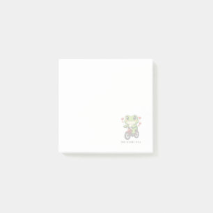 Cute Cycling Frog   Kawaii Frog Bicycle Art Post-it Notes