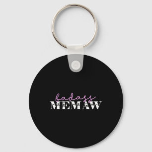 Cute D Memaw Funny Skulls  Keychain