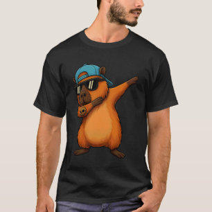 Cute Dabbing Capybara Boys Men Toddler Fun Capy Lo T-Shirt