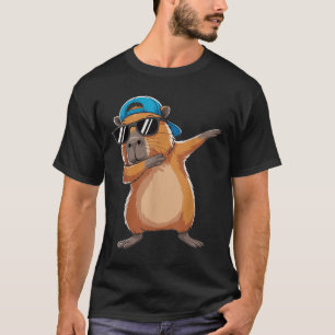 Cute Dabbing Capybara Boys Men Toddler Fun Capy Lo T-Shirt