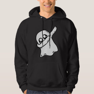 Cute Dabbing Ghost Dab Dance Gesture Pose Hallowee Hoodie