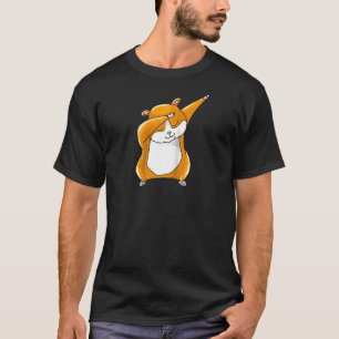 Cute Dabbing Hamster Funny Famous Dab Dance Pose P T-Shirt
