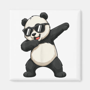 Cute Dabbing Panda Bear Outfit Boy Teen Men Dab An Magnet