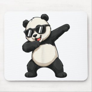 Cute Dabbing Panda Bear Outfit Boy Teen Men Dab An Mouse Pad