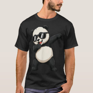 Cute Dabbing Panda Bear Outfit Boy Teen Men Dab An T-Shirt