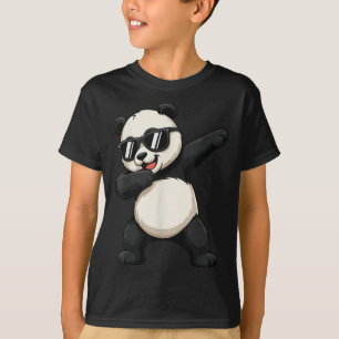 Cute Dabbing Panda Bear Outfit Boy Teen Men Dab An T-Shirt