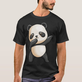 Cute Dabbing Panda Cute Animal Giant Panda Bear Da T-Shirt