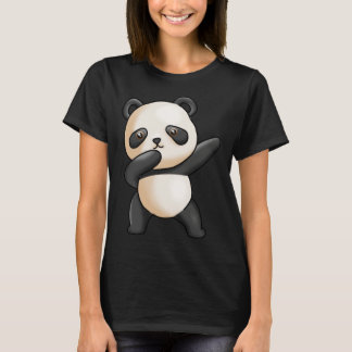 Cute Dabbing Panda Cute Animal Giant Panda Bear Da T-Shirt