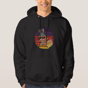 Cute Dabbing Rabbit Easter's Day Eggs Kids Boys Gi Hoodie
