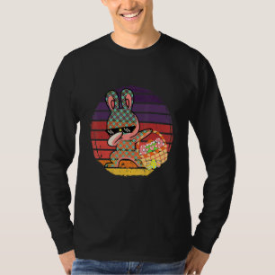 Cute Dabbing Rabbit Easter's Day Eggs Kids Boys Gi T-Shirt