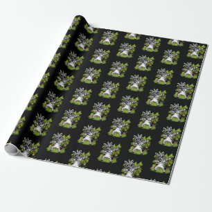 Cute Dabbing Zebra Funny Zebra Dance Animal Wrapping Paper