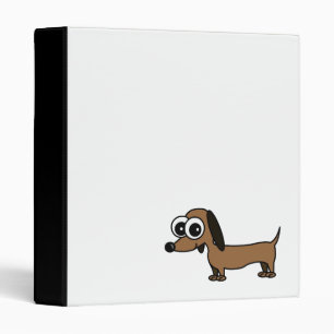 Cute Dachshund Binder
