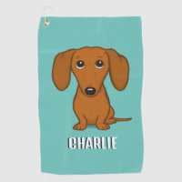 Cute Dachshund Custom Name Wiener Dog