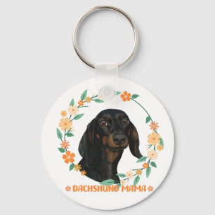 Cute Dachshund - Dachshund Mama Keychain